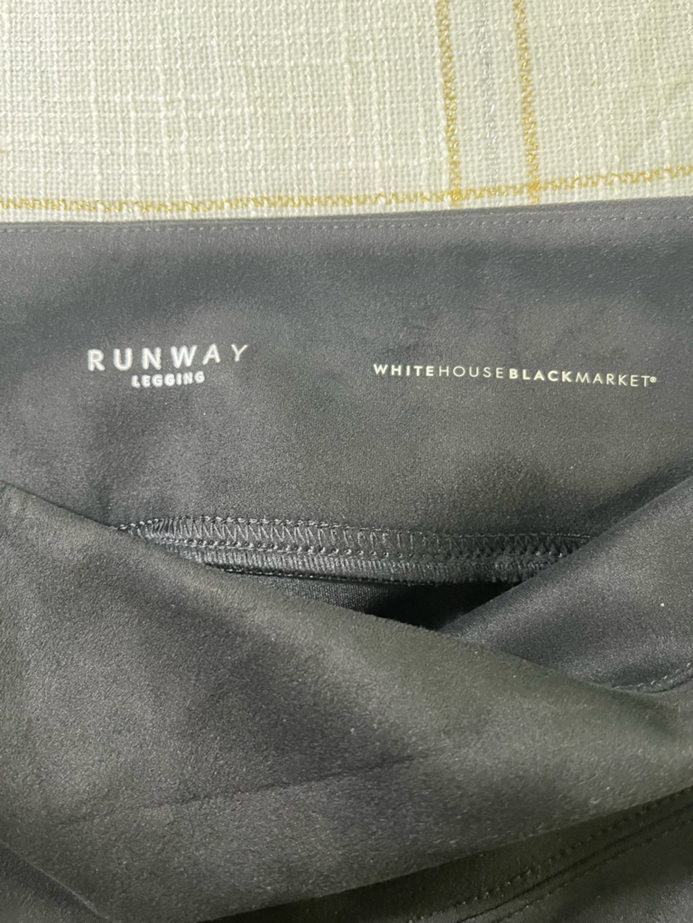White House Black Market Black Runway Women’s Leggings Size 10 - Picture 3 of 9